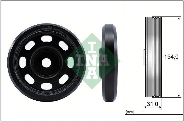 Belt Pulley, crankshaft